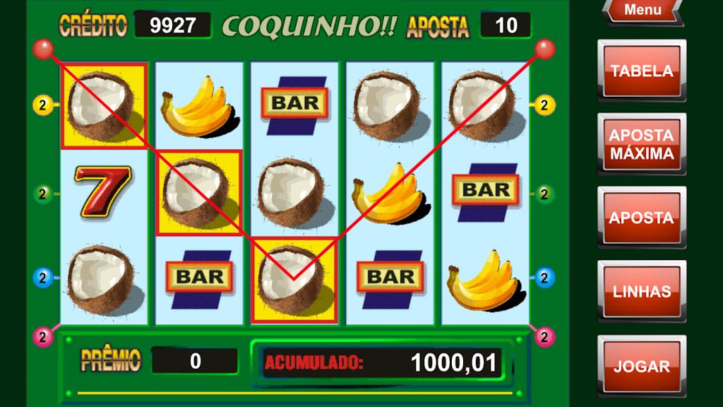 Schermata Caça Níquel do Coquinho 1