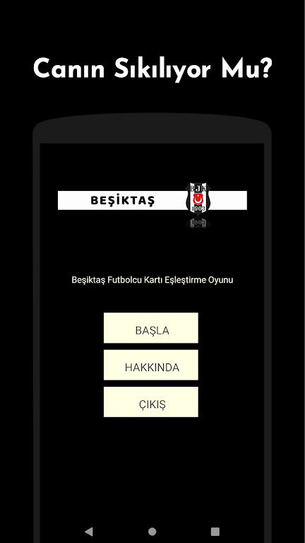 Beşiktaş Futbolcu Kart Eşleştirme Oyunu應用截圖第1張