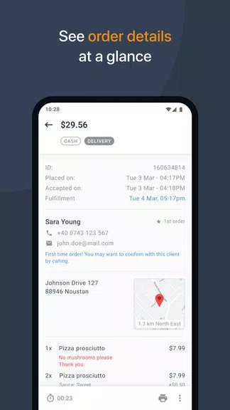Restaurant Order-Taking App スクリーンショット 2