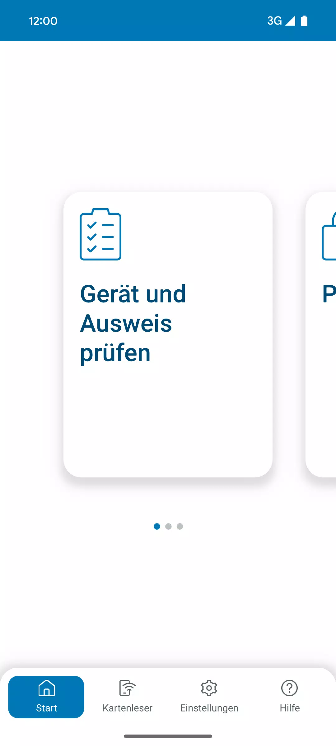 AusweisApp Bund Captura de tela 1