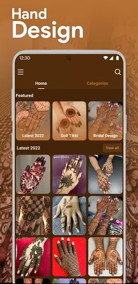 Latest Mehndi Design For Girls Captura de tela 4