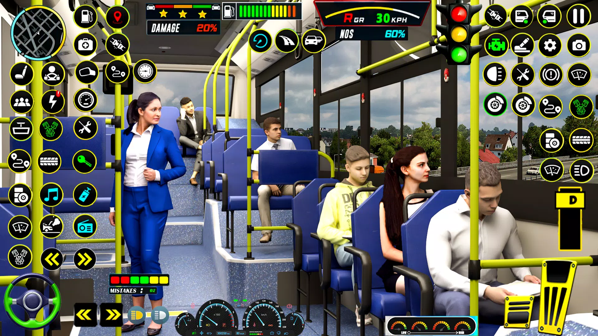 Bus Games City Bus Simulator Ảnh chụp màn hình 2