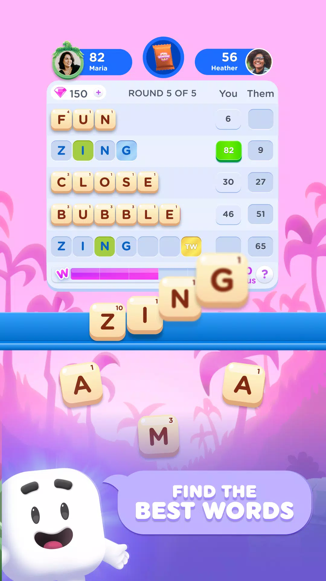 Wordzee! - Play with friends Captura de tela 1