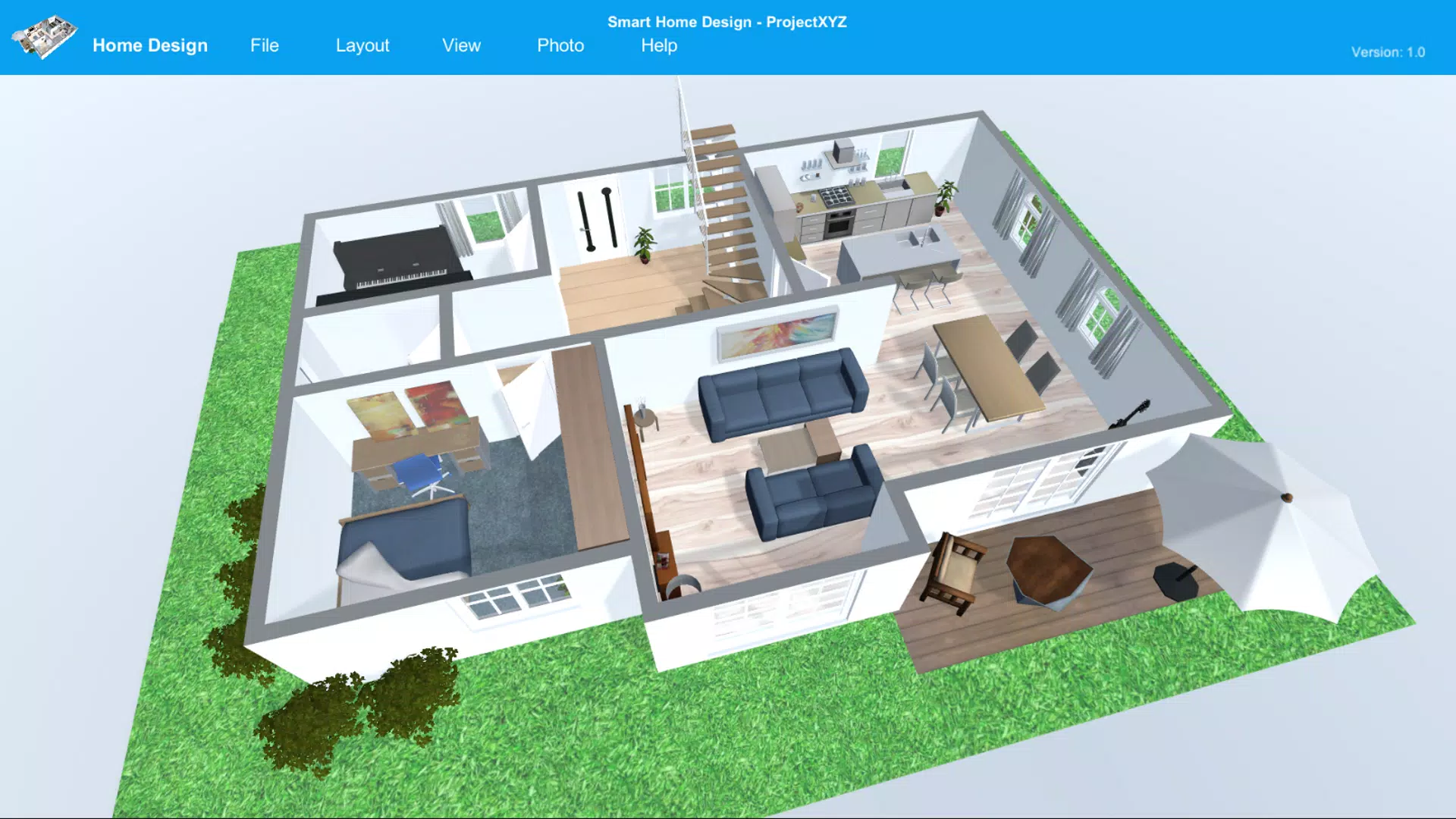 Smart Home Design Tangkapan skrin 1