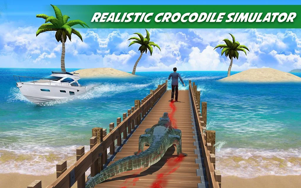 Crocodile Attack Animal Sim Schermafbeelding 2