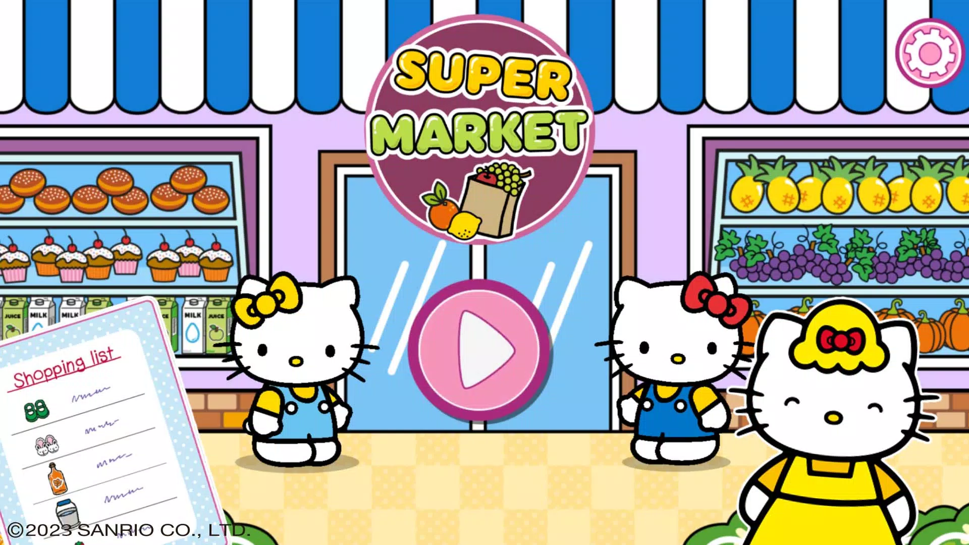 Hello Kitty: Kids Supermarket Schermafbeelding 1