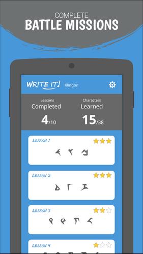 Write It! Klingon スクリーンショット 2