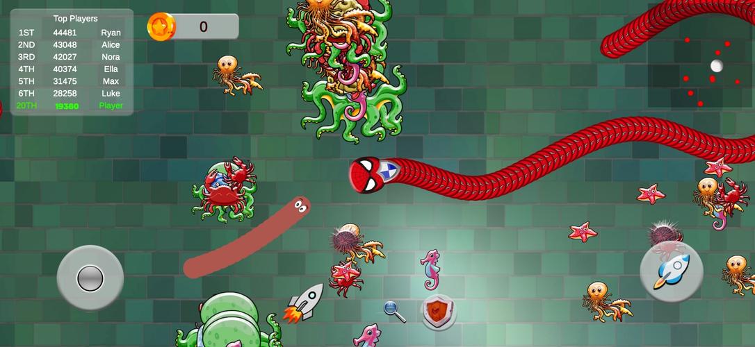 Snake Zone.io Slither Worm Screenshot 4