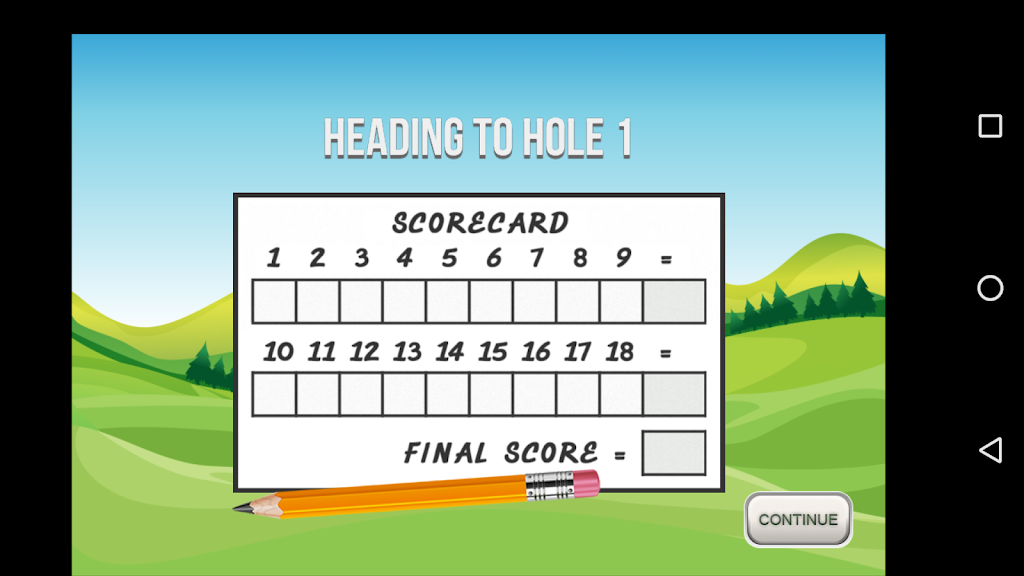 Schermata Golf Solitaire 18 4