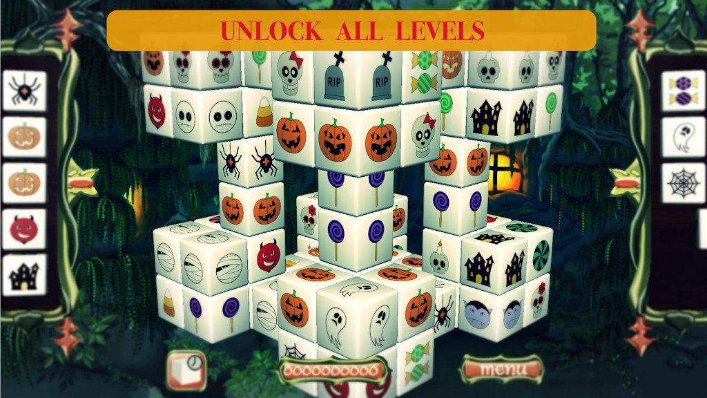 Fairy Mahjong Halloween Скриншот 2