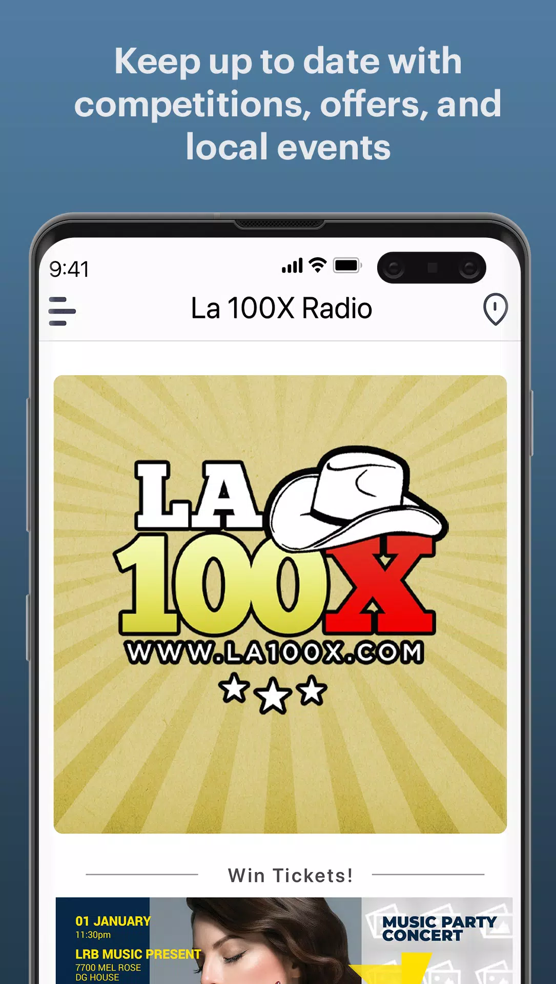 La 100X Radio应用截图第1张