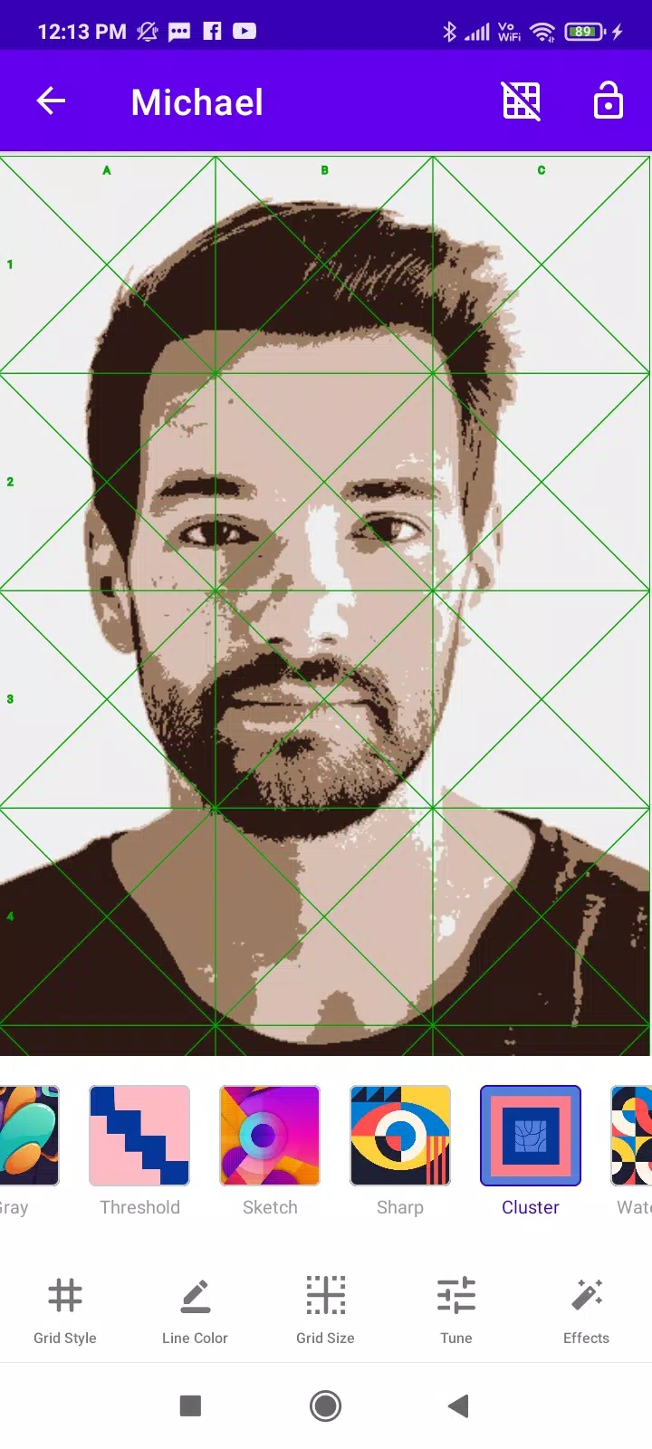 Schermata Grid Artist 3
