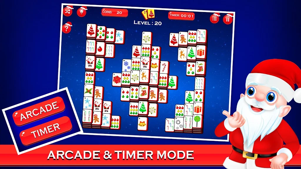 Mahjong Deluxe - Christmas Fun應用截圖第3張