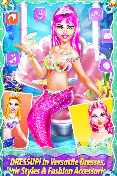 My Little Mermaid - Girls Game Screenshot 2