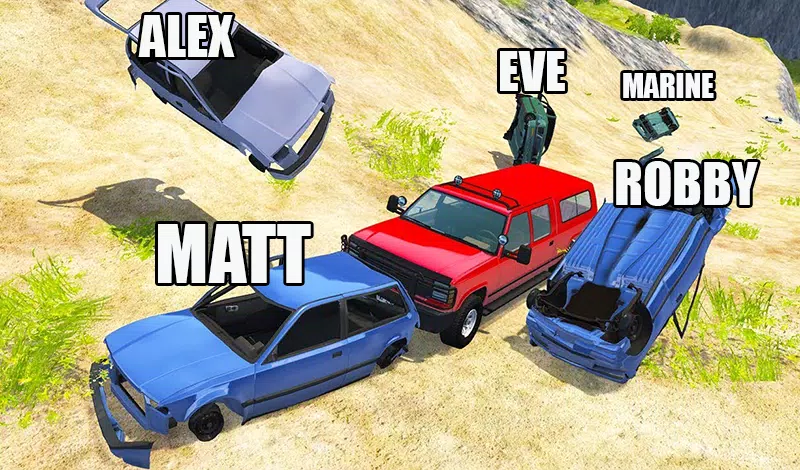 Real Car Collision Simulator Schermafbeelding 1
