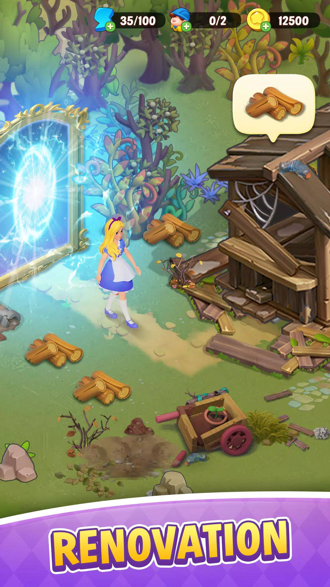 Alice's Dream ： Merge Games Ekran Görüntüsü 2