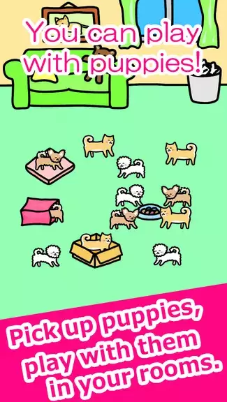 Play with Dogs - relaxing game Tangkapan skrin 2