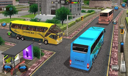 Offroad School Bus Drive Games Schermafbeelding 2