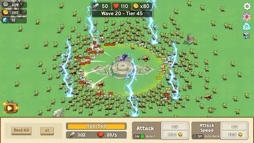 Empire Kingdom Idle Army TD Скриншот 3