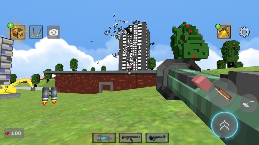 Nextbots in Playground: Pixel Captura de tela 2