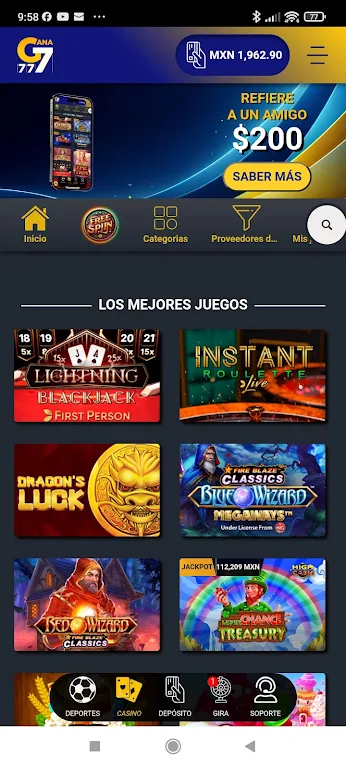 Gana777 Apuestas y Casino应用截图第4张
