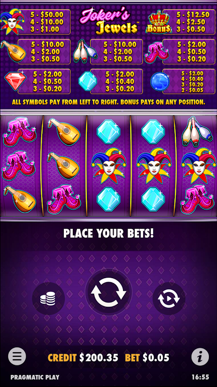 Joker’s Jewels Slot Casino Win Captura de tela 2