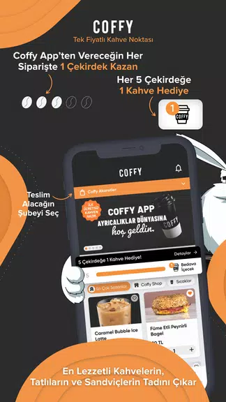 Coffy - Kahve Siparişi Ekran Görüntüsü 3