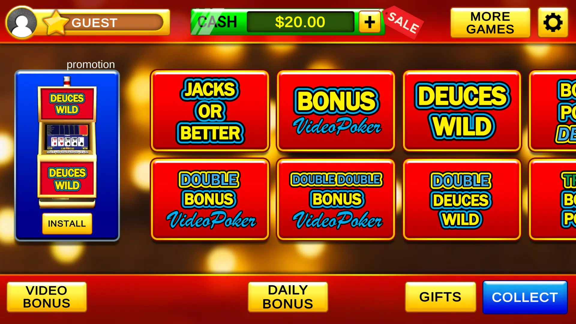 Video Poker Casino Captura de tela 4