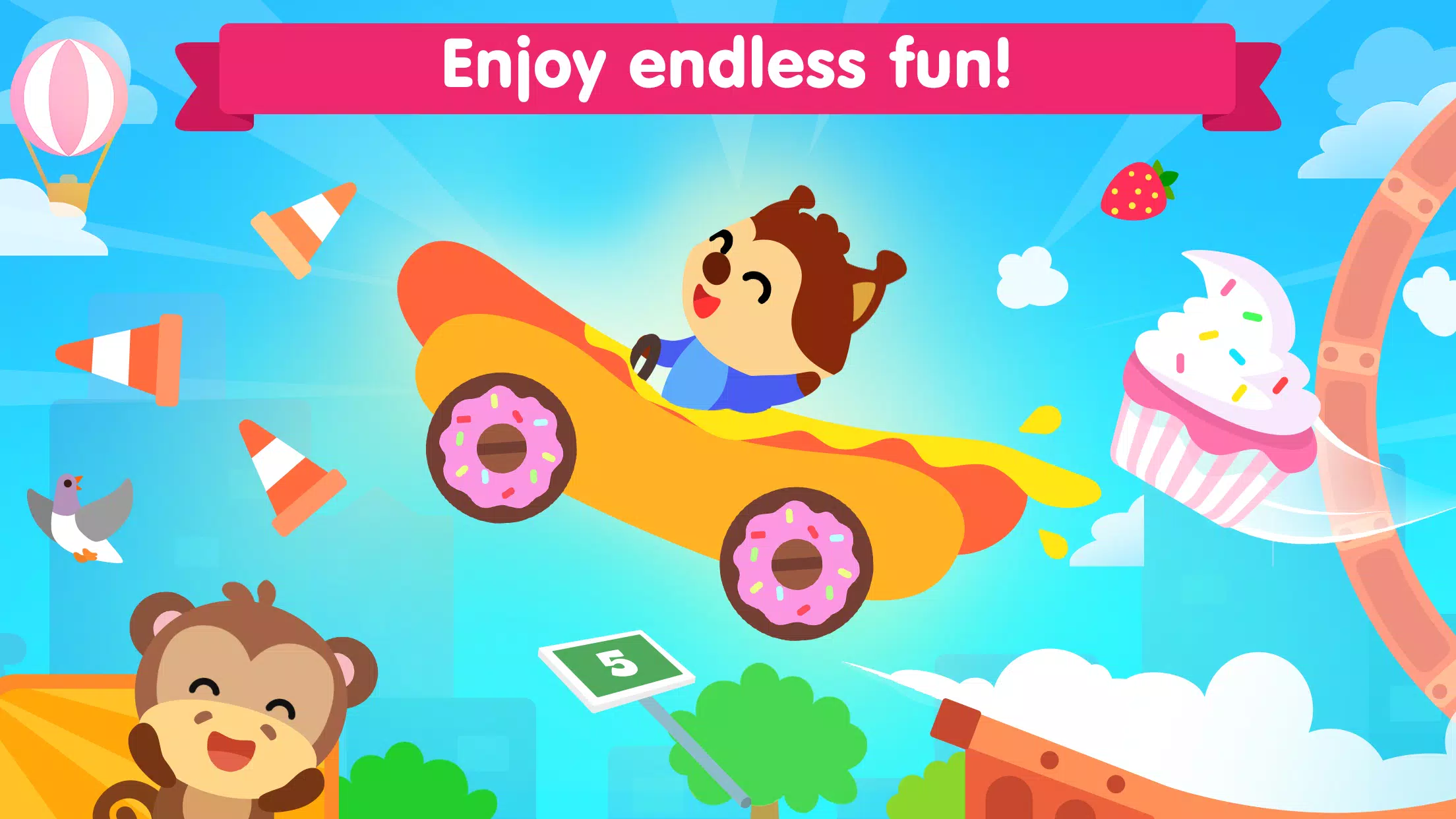 Car games for kids & toddler Screenshot 3