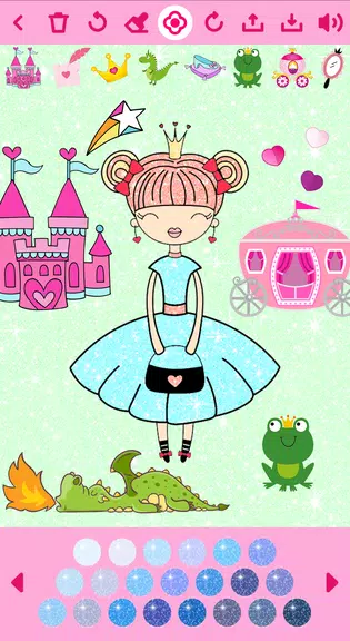 Princess Coloring Book offline Screenshot 4