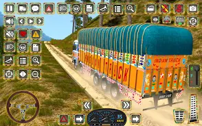 Indian Truck Offroad Cargo 3D Screenshot 1