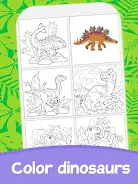 Cute Dinosaur Coloring Pagеs Captura de pantalla 4