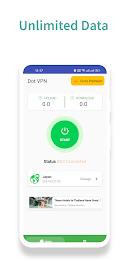 Dot Vpn - Unlimited Data Schermafbeelding 2