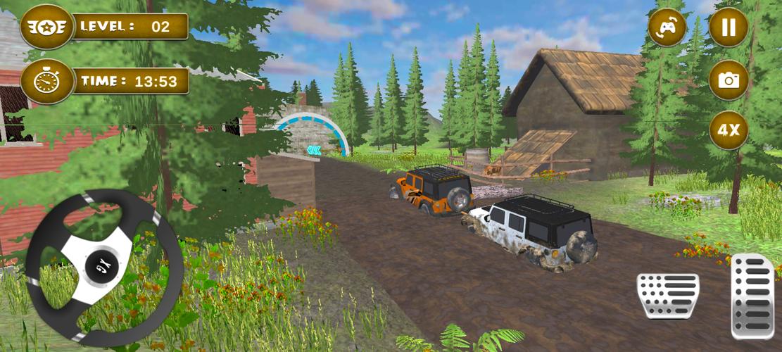 4x4 Mud Jeep Driving Games 3D ဖန်သားပြင်ဓာတ်ပုံ 3