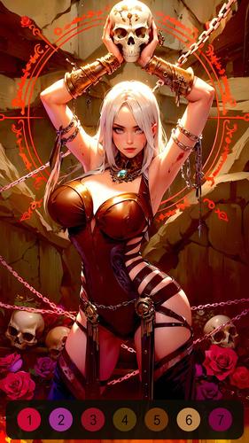 Halloween Witch Coloring Games應用截圖第2張