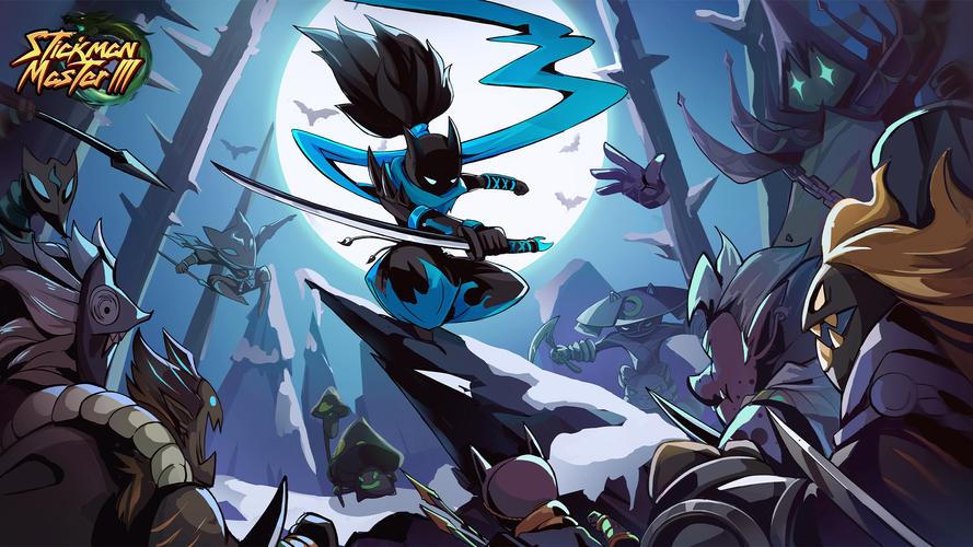 Stickman Master Ⅲ: Idle RPG Captura de tela 1