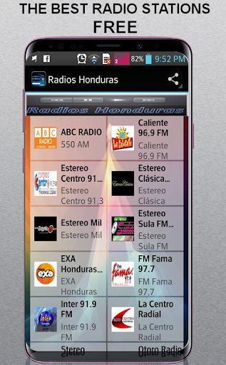 Radios Honduras Captura de tela 2