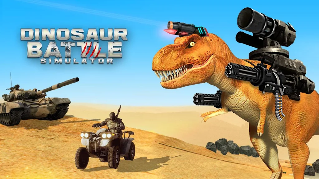 Dinosaur Battle Simulator स्क्रीनशॉट 1