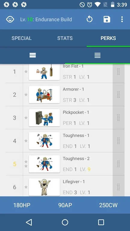 StatMan - FO4 Build Planner應用截圖第4張