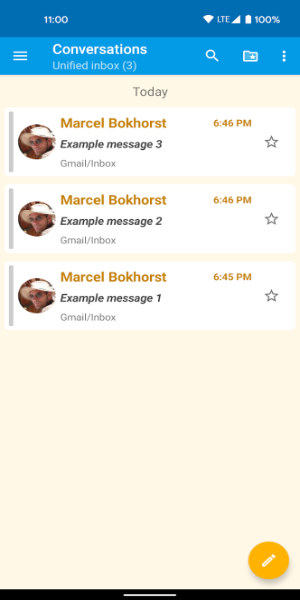 FairEmail, privacy aware email 스크린샷 3