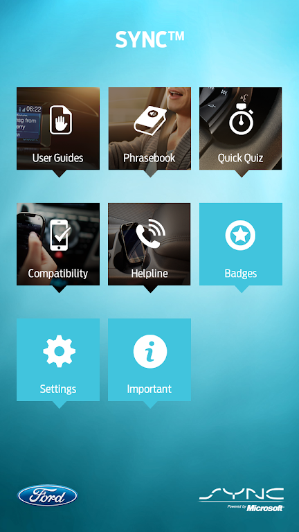 Ford SYNC™ Zrzut ekranu 1