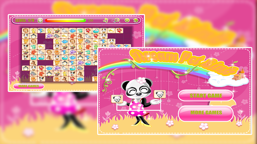Dream Pet Link: Animal Mahjong Connect应用截图第1张