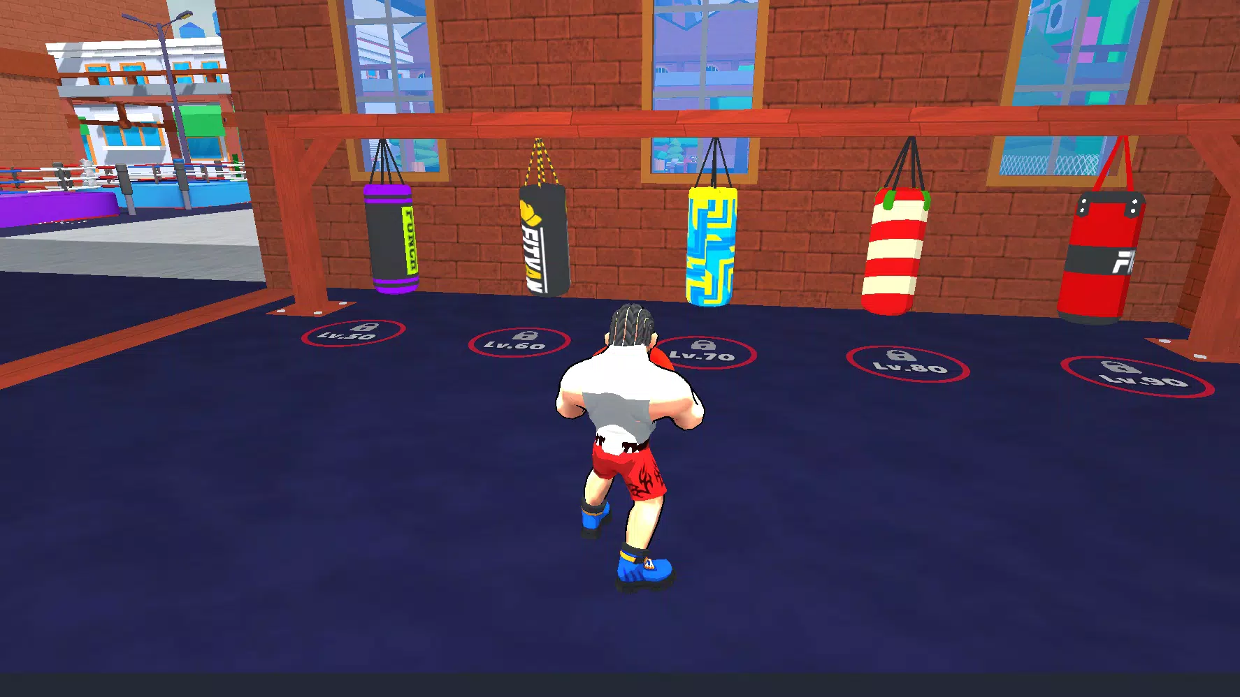 Boxing Clicker Simulator Captura de tela 1