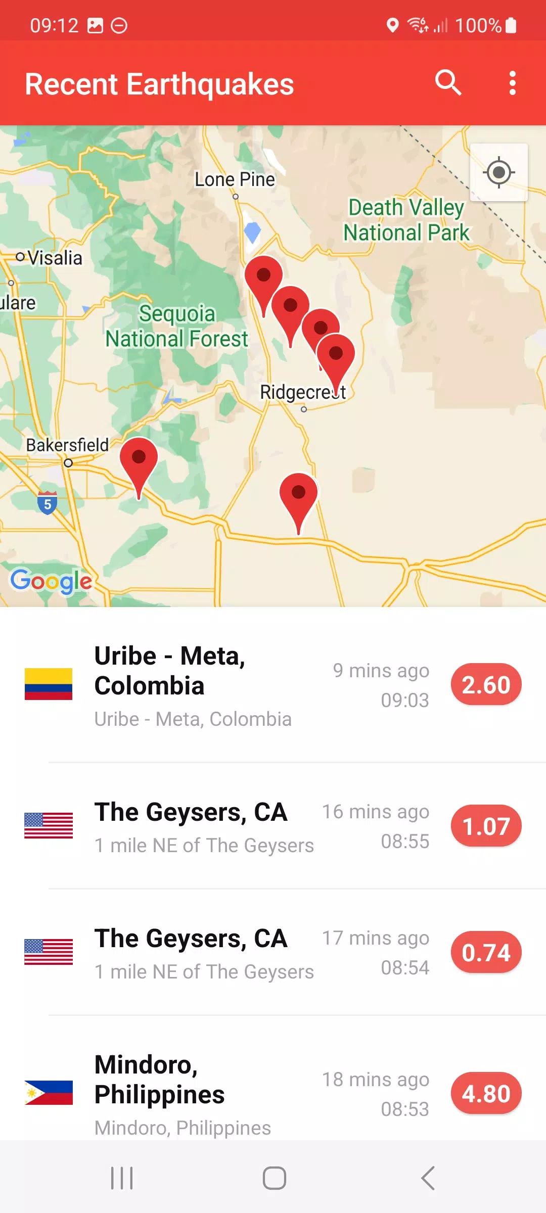 My Earthquake Alerts Screenshot 3