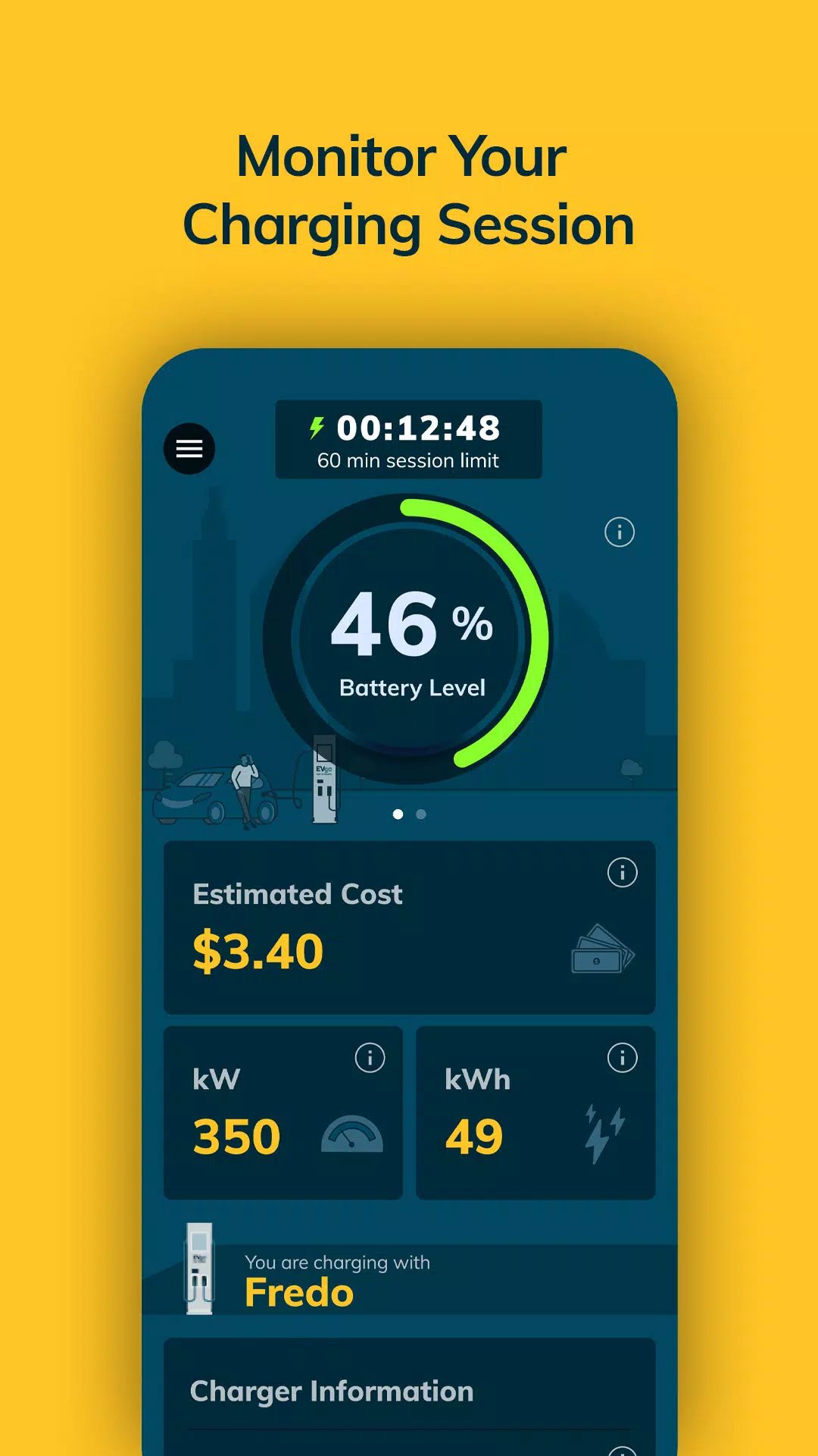 EVgo - Fast EV Charging Schermafbeelding 2