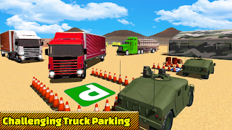 Truck Parking Truck Games Captura de tela 1