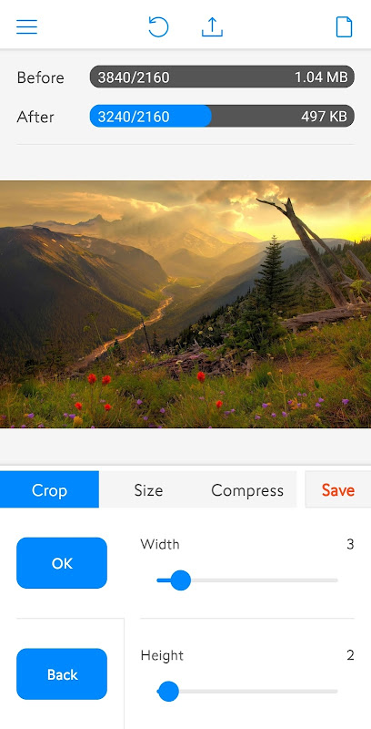 Image Compressor and Resizer ဖန်သားပြင်ဓာတ်ပုံ 2