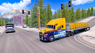 Truck Simulator : Trucker Game Schermafbeelding 3