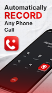 Auto Call recorder App Zrzut ekranu 1