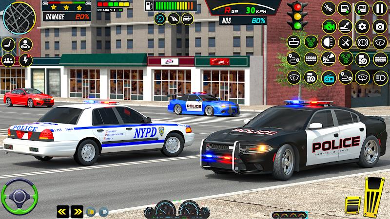 US Police Car Parking - King Tangkapan skrin 3